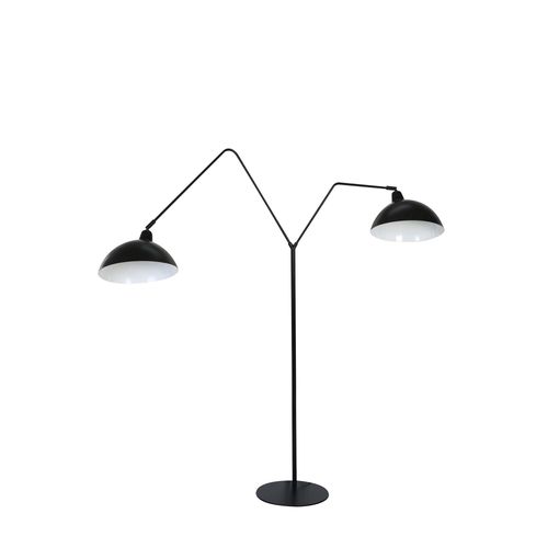Light & Living - stehlampe - Orion - schwarz - metall - leselampe - E27 - 1850112
