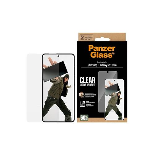 PanzerGlass Screen Protector Samsung Galaxy S26 Ultra | Ultra-Wide Fit w. EasyAligner