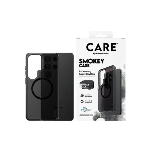 CARE by PanzerGlass Urban Explorer Case Smokey w. Black Qi Samsung Galaxy S26 Ultra