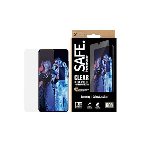 SAFE by PanzerGlass Screen Protector Samsung Galaxy S26 Ultra | Ultra-Wide Fit w. EasyAligner