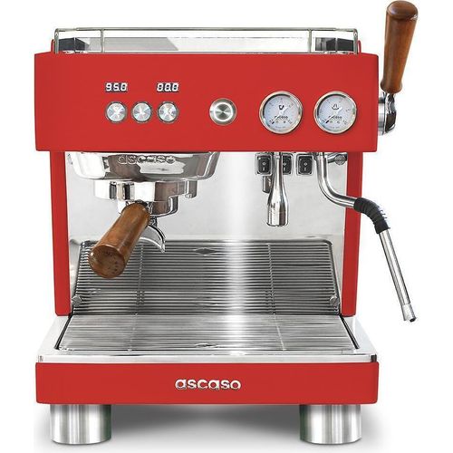 Ascaso Baby T Plus Siebträgermaschine Rot