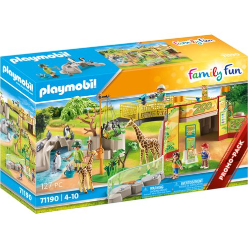 PLAYMOBIL Family Fun 71190 Erlebnis-Zoo