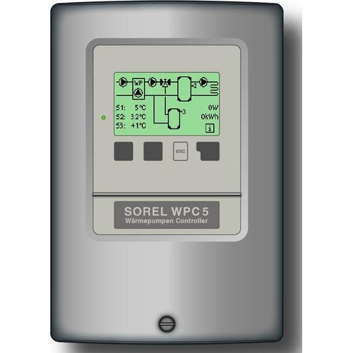 Sorel WPC5 Wärmepumpen Regelung ohne Sensoren