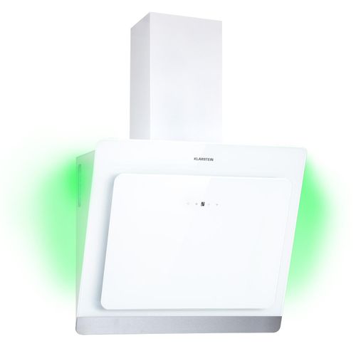 Klarstein Dunstabzugshaube 60cm, Abluft-Dunstabzugshaube, Abzugshaube mit Aktivkohl-Filter, Dunstabzug mit 563m³/h Luftstrom, Wandhauben mit RGB-LEDs & IoT/Wifi, Leise Dunstabzugshauben 60 cm
