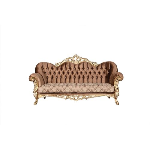 Klassische Dreisitzer Barock Couch Einrichtung 3er Französische Möbel