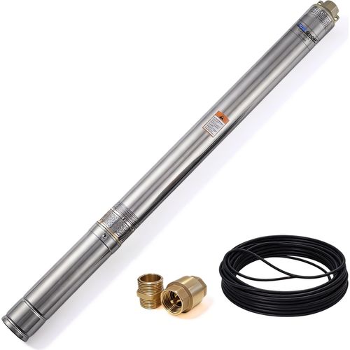 CHM GmbH® Tiefbrunnenpumpe 3 Zoll 1100 Watt 6000 L/h 9,3 Bar Brunnenpumpe
