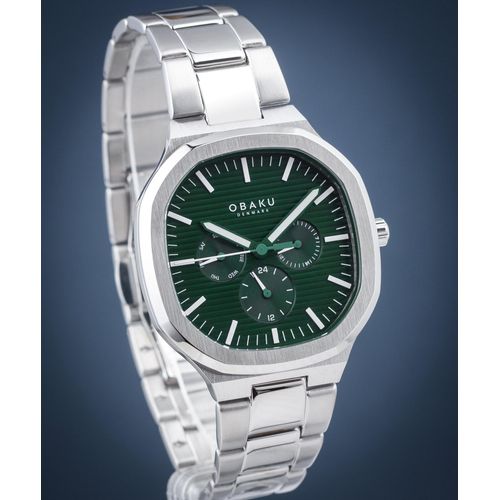 Obaku Dänemark V275GMCESC silberne Uhr