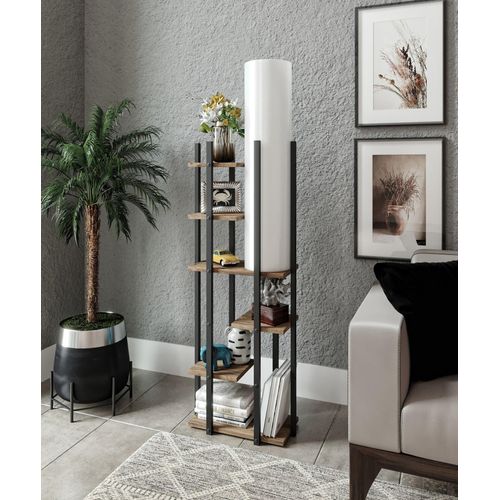 Opviq, Vogue - SRC, Stehlampen, Schwarz, aus MDF, 45 x 21 x 150 cm