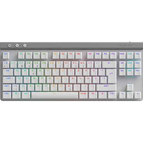 Logitech G515 LIGHTSPEED TKL, Layout Pan Nordic QWERTY - Vit