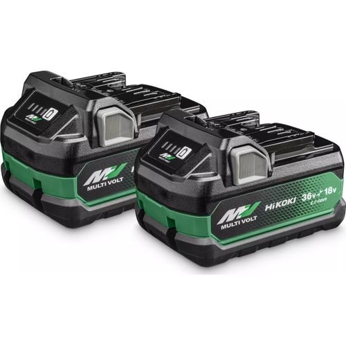 Hikoki 380205 Batterieset Doppelpack 2x Multi-Volt-Batterie 36V 2,5Ah 18V 5,0Ah - 380205