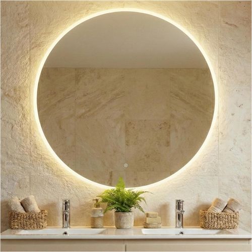 Runder LED-Spiegel D60/120cm mit Hintergrundbeleuchtung CANDRA