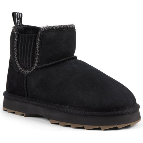 EMU Higgie Schaffell Slipper mit dicker Sohle und aztekischer Stickerei