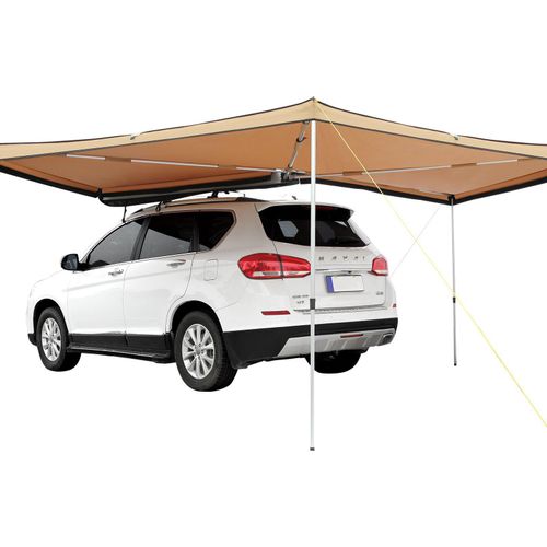 Vehicle Awning 270 Degree 8.2' Height Retractable Car Side Awning UV50+