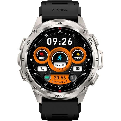 KOSPET T3 Ultra Smartwatch 1.4 Zoll AMOLED GPS Wasserdicht Fitness Uhr mit Herzfrequenz SpO2 Schlafmonitor Stressanalyse Android iOS