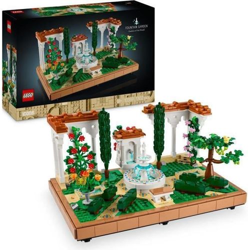 LEGO Icons 10359 Der Andalusische Garten, 1302 Teile, Reconfigurable, Für Garten- und Reiseliebhaber