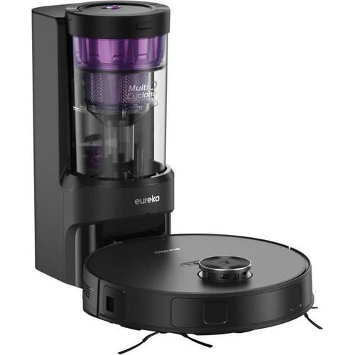 Eureka E20 Plus Saugroboter mit Absaugstation, 8000 Pa, 180 Min Laufzeit, 3D Hindernisvermeidung, Anti-Verwicklung