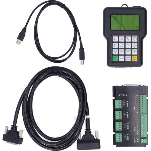 3-Zoll-LCD-4-Achsen-Graviermaschinensteuerung, DSP-Handgriff, Fernbedienungssystem mit 16 Tasten