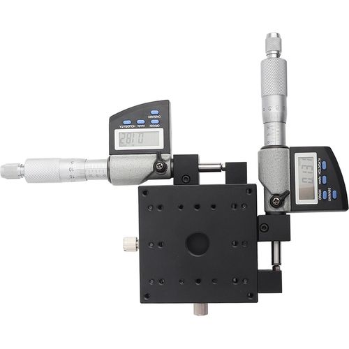 SEMXY80-AS Mikrometerplattform mit digitaler Anzeige, 80 x 80 mm, 0,002 mm Lineartisch