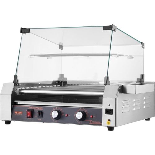 Elektrischer 30-Hot-Dog-11-Rollen-Grill für den gewerblichen Gebrauch, 2200 W
