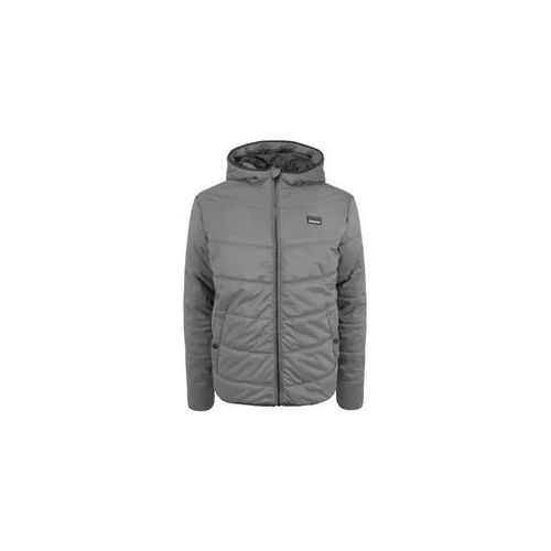 Steppjacke SOLID "Steppjacke SDAtreo", Damen, Gr. M, grau (iron gate), Obermaterial: 100% Polyester PES., regular fit normal, Jacken Steppjacke