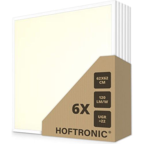 hoftronic LED-Panel 62x62 cm 36 W 4320 lm 3000 K flimmerfrei UGR22 Philips-Treiber