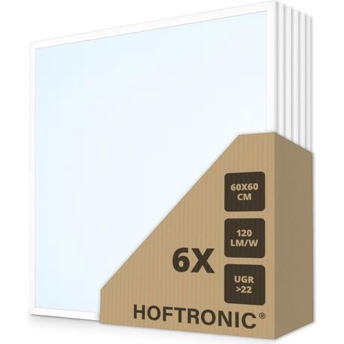 hoftronic LED-Panel 60x60 cm 36 W 6000 K 4320 lm flimmerfrei UGR22 Philips-Treiber
