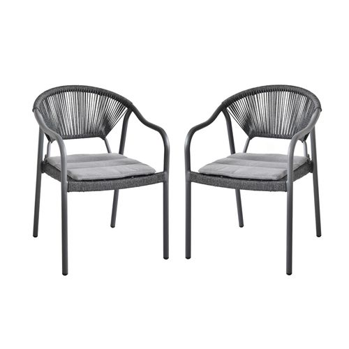 Stapelstuhl DAVINA, 2er Set