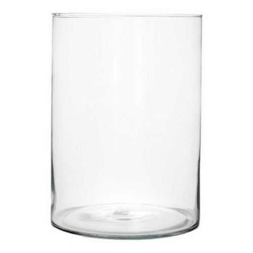 Vase, Transparent, Glas, rund, 25x35 cm, Reach, zum Stellen, auch für frische Blumen geeignet, Dekoration, Vasen, Glasvasen