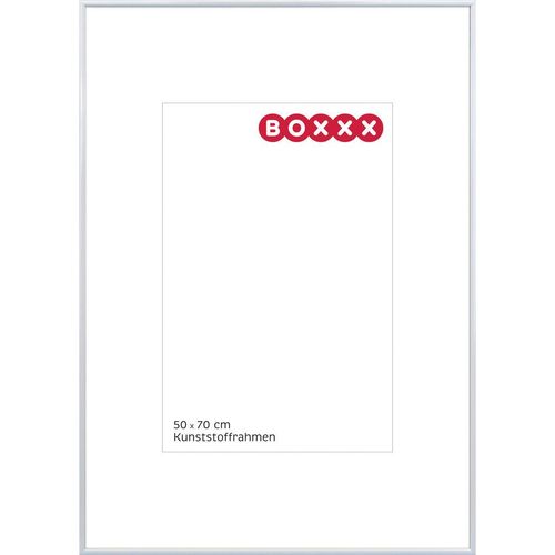 Boxxx Bilderrahmen, Weiß, Kunststoff, Glas, 51.3x71.3x1.4 cm, Bilder und Zubehör, Bilderrahmen, Bilderrahmen Kunststoff