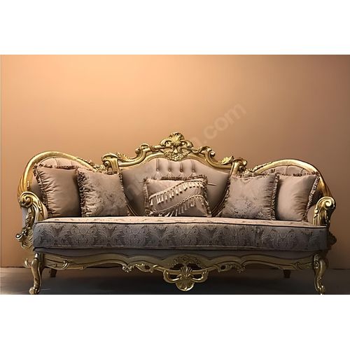 Dreisitzer Couch Polster Möbel Klassisches Sofa Französische Einrichtung