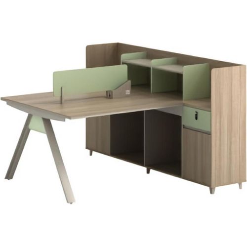 Schreibtisch Co-Working-Tisch Teambürotisch Gemeinschaftsschreibtisch 2 Personen