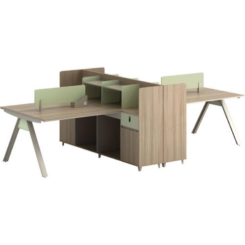 Schreibtisch Co Working Tisch Teambürotisch Gemeinschaftsschreibtisch 4 Personen