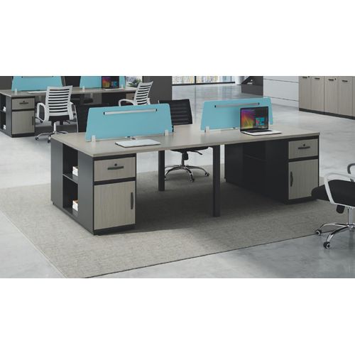 Schreibtisch Co-Working-Tisch Teambürotisch Gemeinschaftsschreibtisch 4 Personen