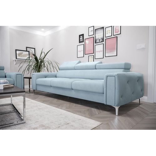 Sofa 3 Sitzer Kunstleder Sofas Couch Polster Luxus Möbel Moderner Dreisitzer