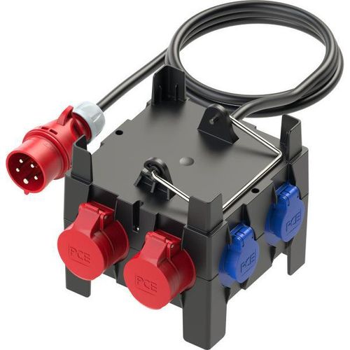 Unitec Stromverteiler mit 2x CEE Steckdosen & 5x Steckdosen 1,5 m