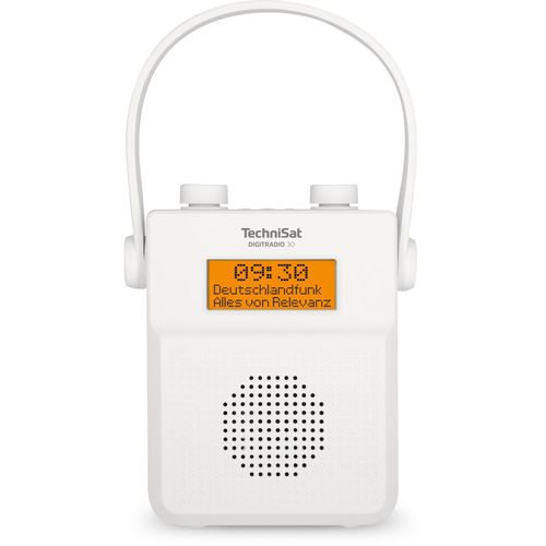 TechniSat DIGITRADIO 30 wasserdichtes IPX5 DAB+/UKW Duschradio, Akku