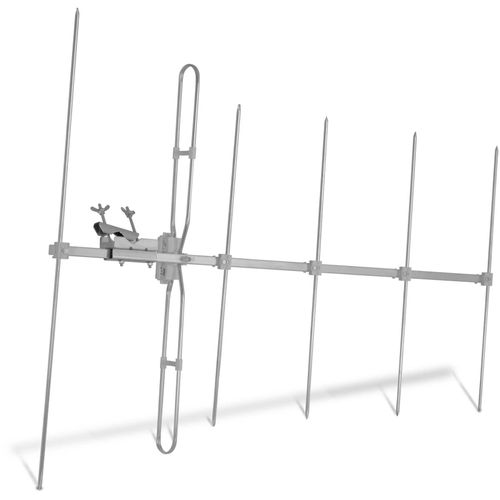 TechniSat TECHNIYAGI 6 VHF 6-Elemente Antenne zum Empfang von DAB+ silber