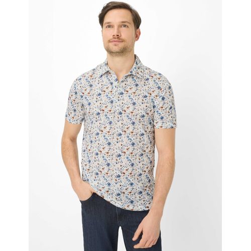 Brax Heren Poloshirt Style PEPE white, wit,