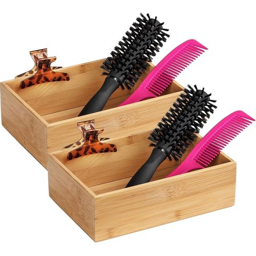 Aufbewahrungsbox WENKO "Terra", braun, B:22cm H:7cm T:35cm, Bambus, Aufbewahrungsboxen, Aufbewahrungsbox