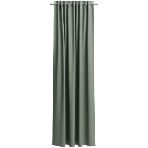 Vorhang NEUTEX FOR YOU "BELMONDO", grün (salbeigrün), B:138cm H:270cm, Polyester, Gardinen, Vorhang, Uni mit samtiger Oberfläche, nach Maß