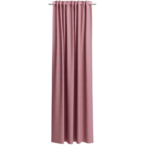 Vorhang NEUTEX FOR YOU "BELMONDO", lila (malve), B:138cm H:190cm, Polyester, Gardinen, Vorhang, Uni mit samtiger Oberfläche, nach Maß