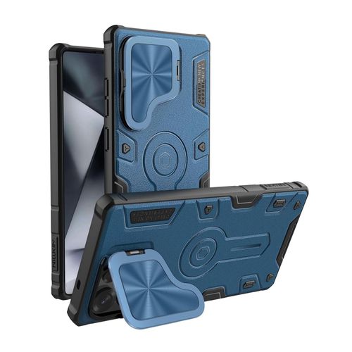 Für Samsung Galaxy S25 Ultra Rhino Kamera Shield MagSafe Hülle Blau