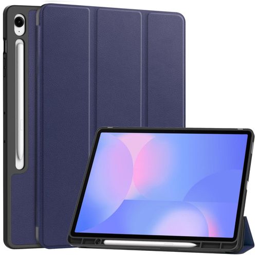 Für Samsung Galaxy Tab S10 FE Plus 3folt Wake UP Smart Tasche Hülle Blau