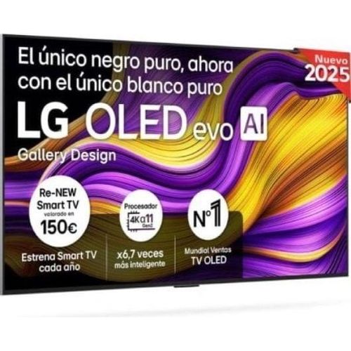 LG OLED evo IA OLED55G54LW 55" 4K UHD Dolby Vision Atmos VRR HDMI 2.1 Wi-Fi 6" OLED TV
