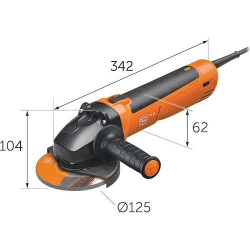 Fein CG 15-125 BL Winkelschleifer Ø 125 mm Compact-Winkelschleifer