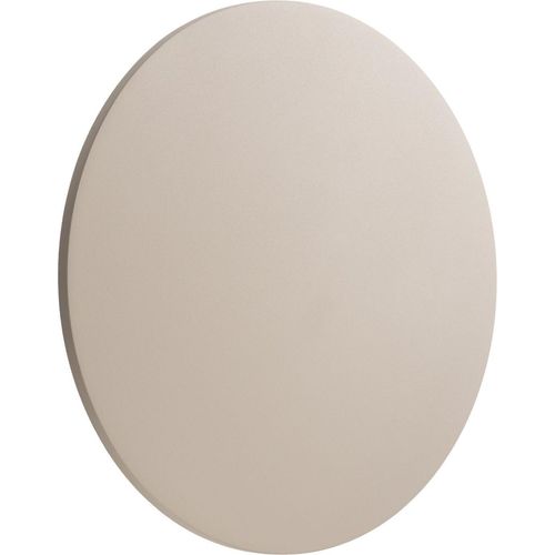 Außenlampe Wand LED Aluminium IP54 Beige rund warmweißes Licht 3000 K 1100 lm Modern Kellerleuchte