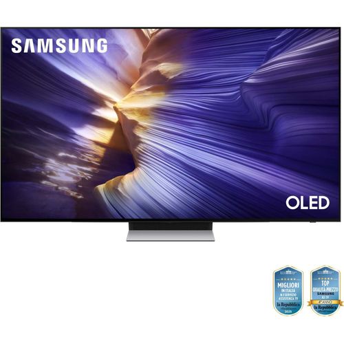 Samsung Smart Tv 77" QE77S90FAE OLED 4K HDR 144Hz Processore AI Nero