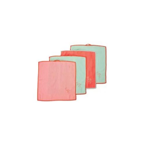 Tchibo - 4 Universal-Reinigungstücher - dunkelrosa