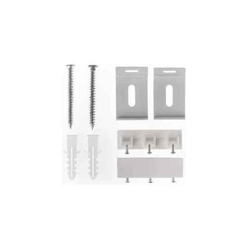 Sichtschutzbefestigungen Zubehör-Set LICHTBLICK ORIGINAL Gr. 1, weiß, B:4,1cm H:2,5cm, Kunststoff, Sichtschutzbefestigungen