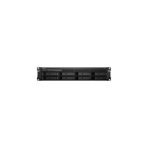 SYNOLOGY NAS-Server "RS1221+ 8-Bay NAS-Rackmount", silber (schwarz, silberfarben), 4 GB, NAS-Server, NAS-Server